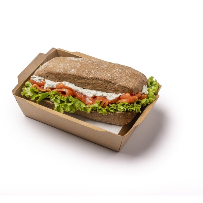 Sándwich Salmón ahumado