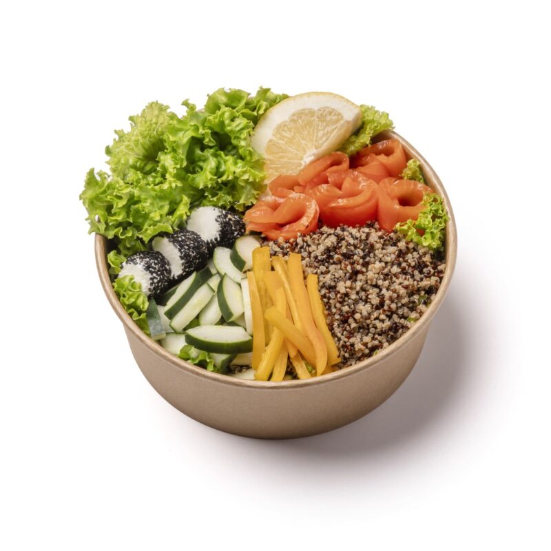 Ensalada Salmón ahumado