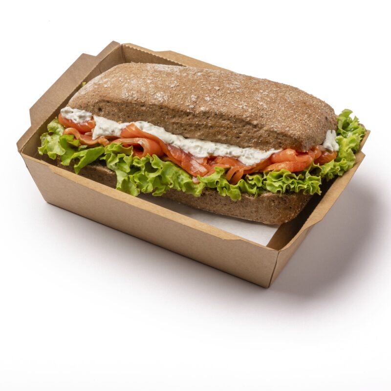 Sándwich Salmón ahumado